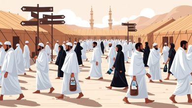 Mina Hajj : rami des Jamarat, déplacements, sécurité en foule, timing, kit utile et erreurs fréquentes. Guide pratique.