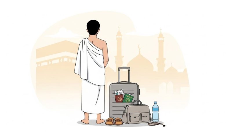 Liste Hajj : documents, vêtements, hygiène, médicaments et accessoires. Checklist claire, pratique et adaptée aux déplacements.