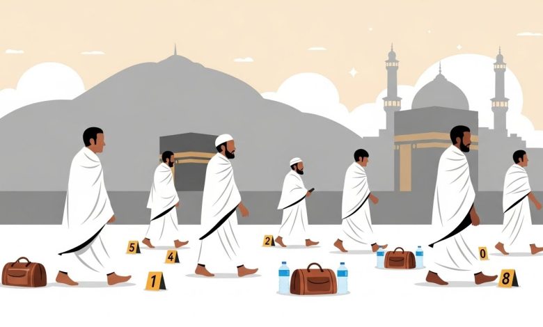 Sa'i Hajj : déroulé entre Safa et Marwa, organisation, gestion de foule et erreurs fréquentes. Conseils pratiques et clairs.
