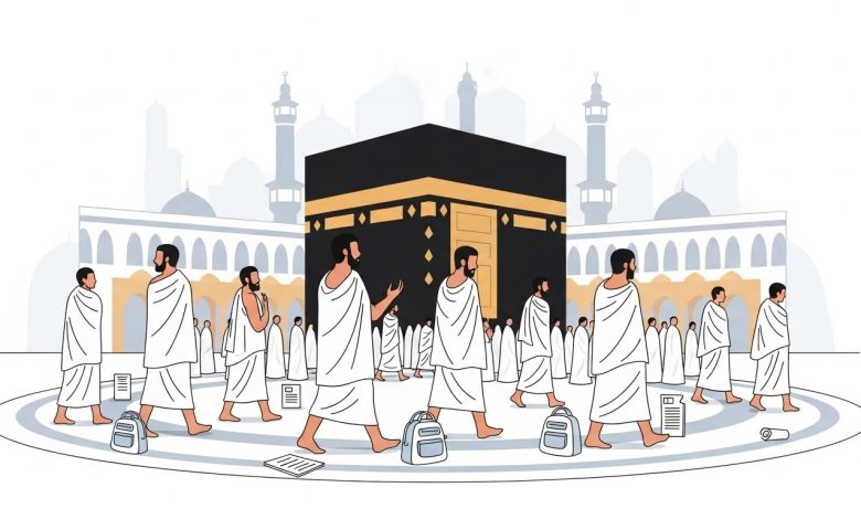 Tawaf Hajj : étapes, organisation, gestion de la foule et erreurs fréquentes. Conseils pratiques pour rester fluide et serein.