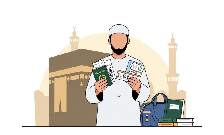 Visa Hajj : documents, étapes et précautions. Repères fiables, sans rumeurs, avec liens officiels (Ministère saoudien et Nusuk).