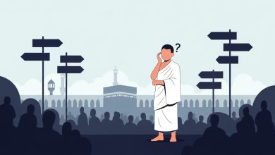 Perte groupe au Hajj : gestes sûrs, contacts officiels, points de rendez-vous, sécurité et démarches via Nusuk.