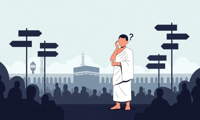 Perte groupe au Hajj : gestes sûrs, contacts officiels, points de rendez-vous, sécurité et démarches via Nusuk.